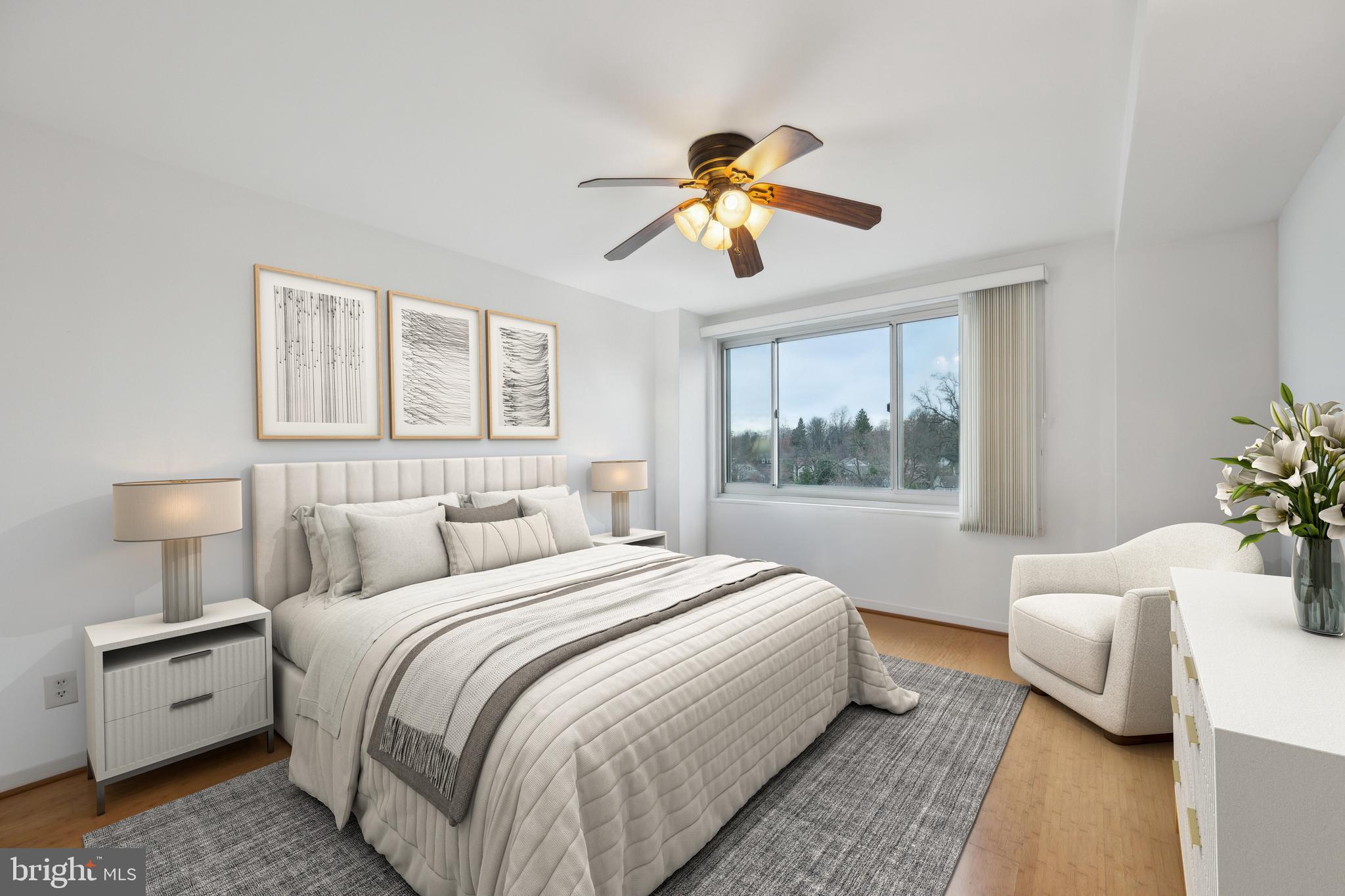 1900 Lyttonsville Road, Unit 1017 Silver Spring, MD 20910 - Photo 9 of 17 Bedroom- Virtually Staged