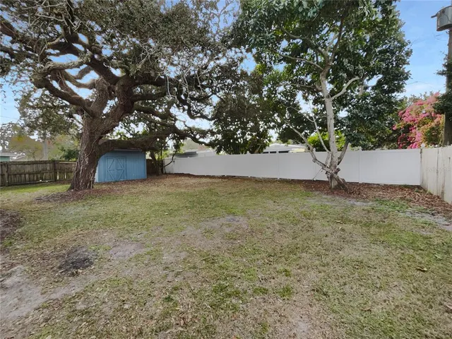a house view with a tree