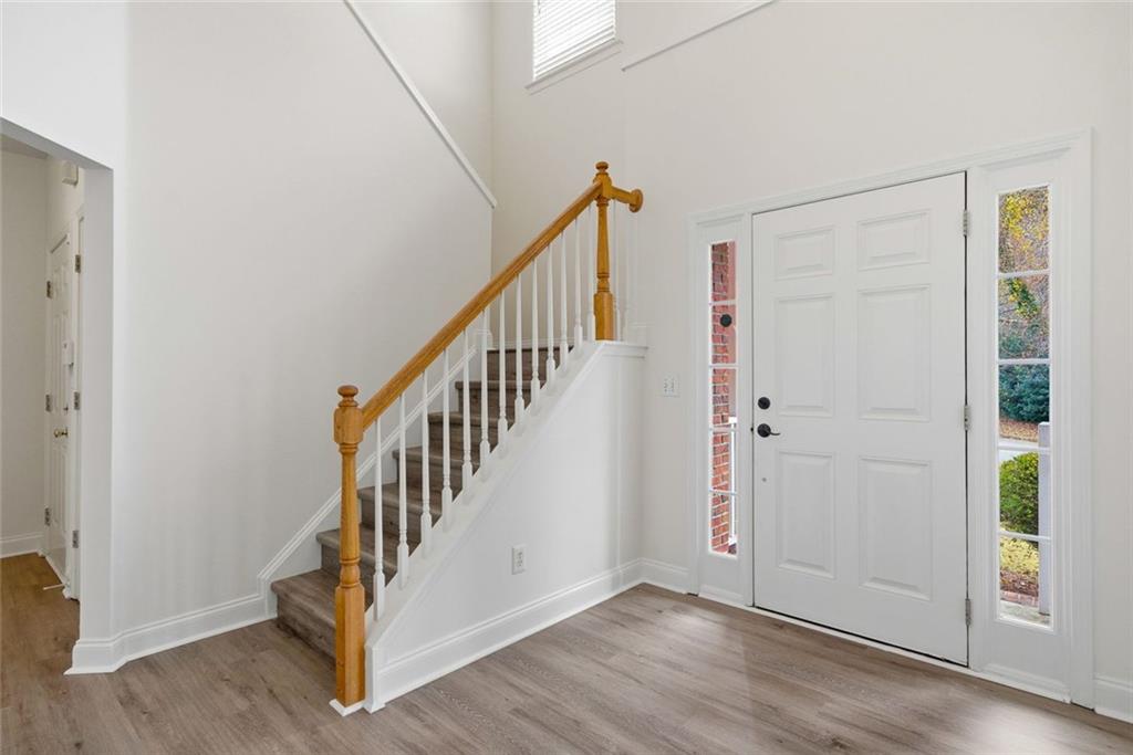 2254 Caneridge Trail Southwest Marietta, GA 30064 - Photo 6 of 30 a view of an entryway with wooden floor