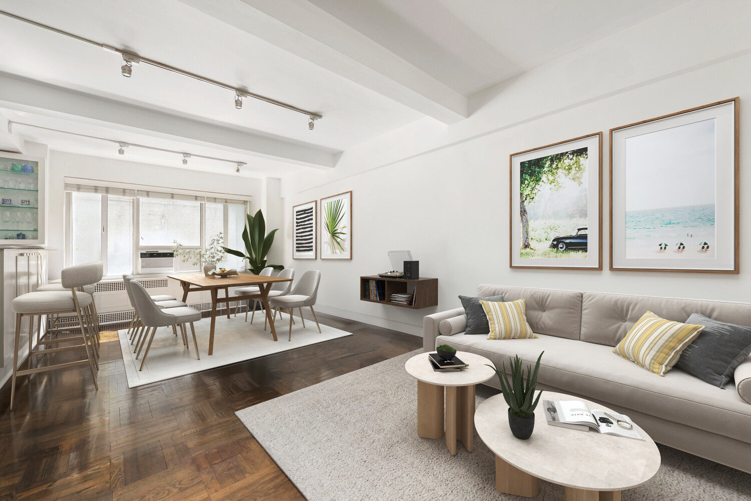 20 East 35th Street, Unit 2E Manhattan, NY 10035 - Photo 3 of 10 a living room with furniture and a large window
