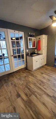 a room with furniture and window