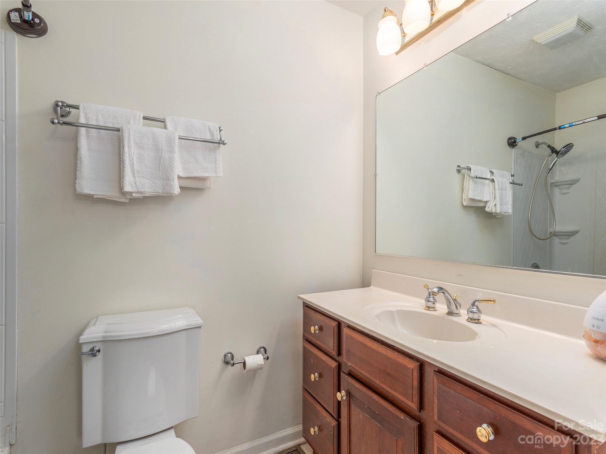 40 Laurel Loop Asheville, NC 28806 - Photo 18 of 26 a bathroom with a sink toilet and mirror