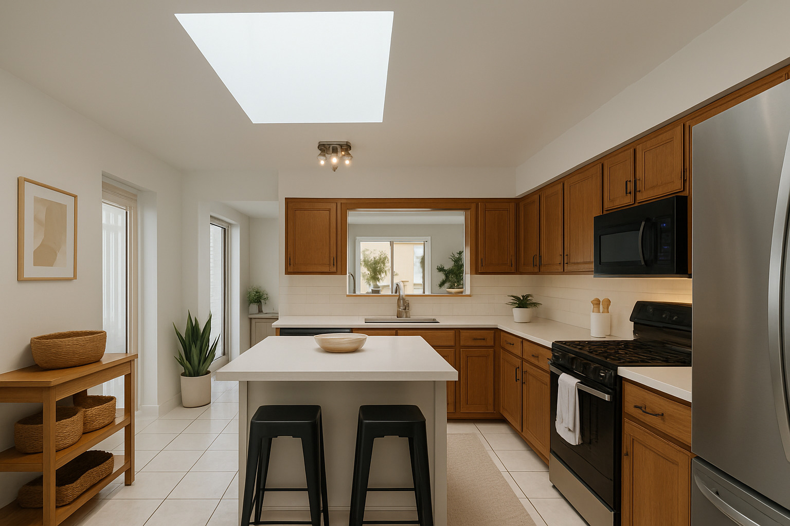 9013 Oriole Avenue Morton Grove, IL 60053 - Photo 9 of 17 a kitchen with a sink cabinets and stainless steel appliances
