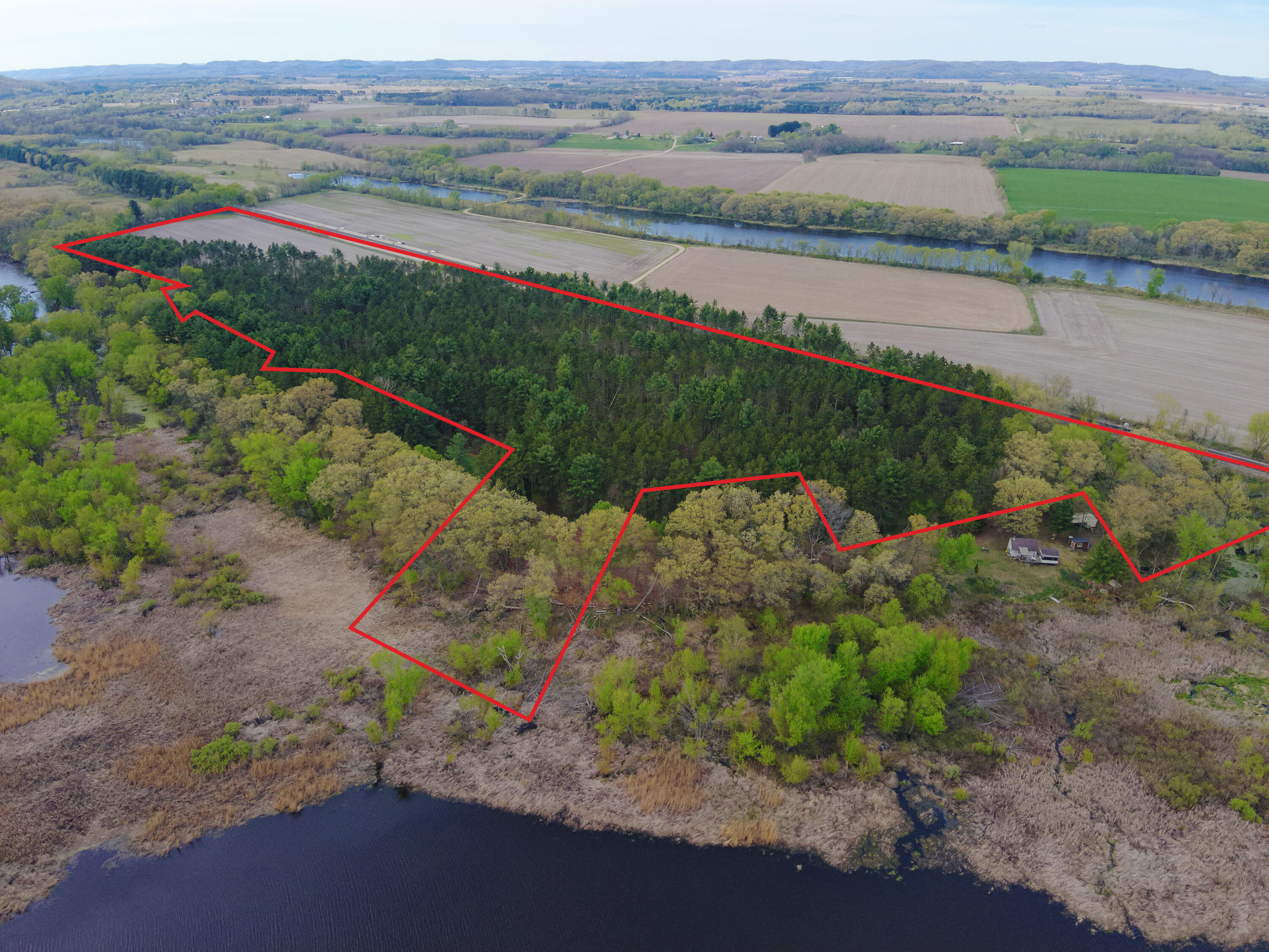 0 Birch Road Caledonia, WI 54661 - Photo 1 of 27 DJI_20260428171936_0019_outlined