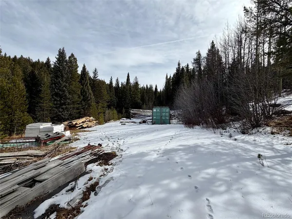 a view of outdoor space with trees