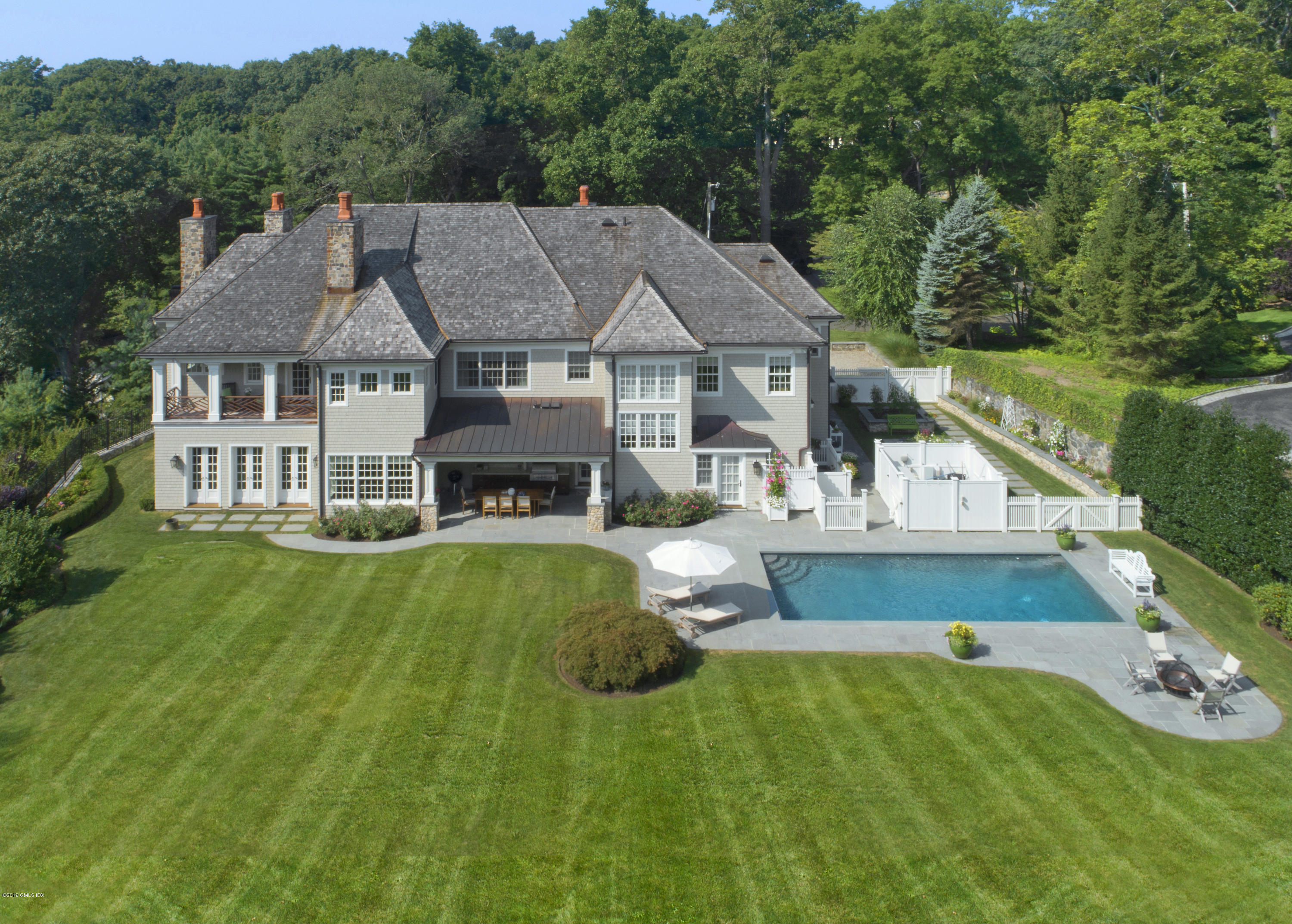 22 Cornelia Drive Greenwich, CT 06830 - Photo 1 of 34 an aerial view of a house