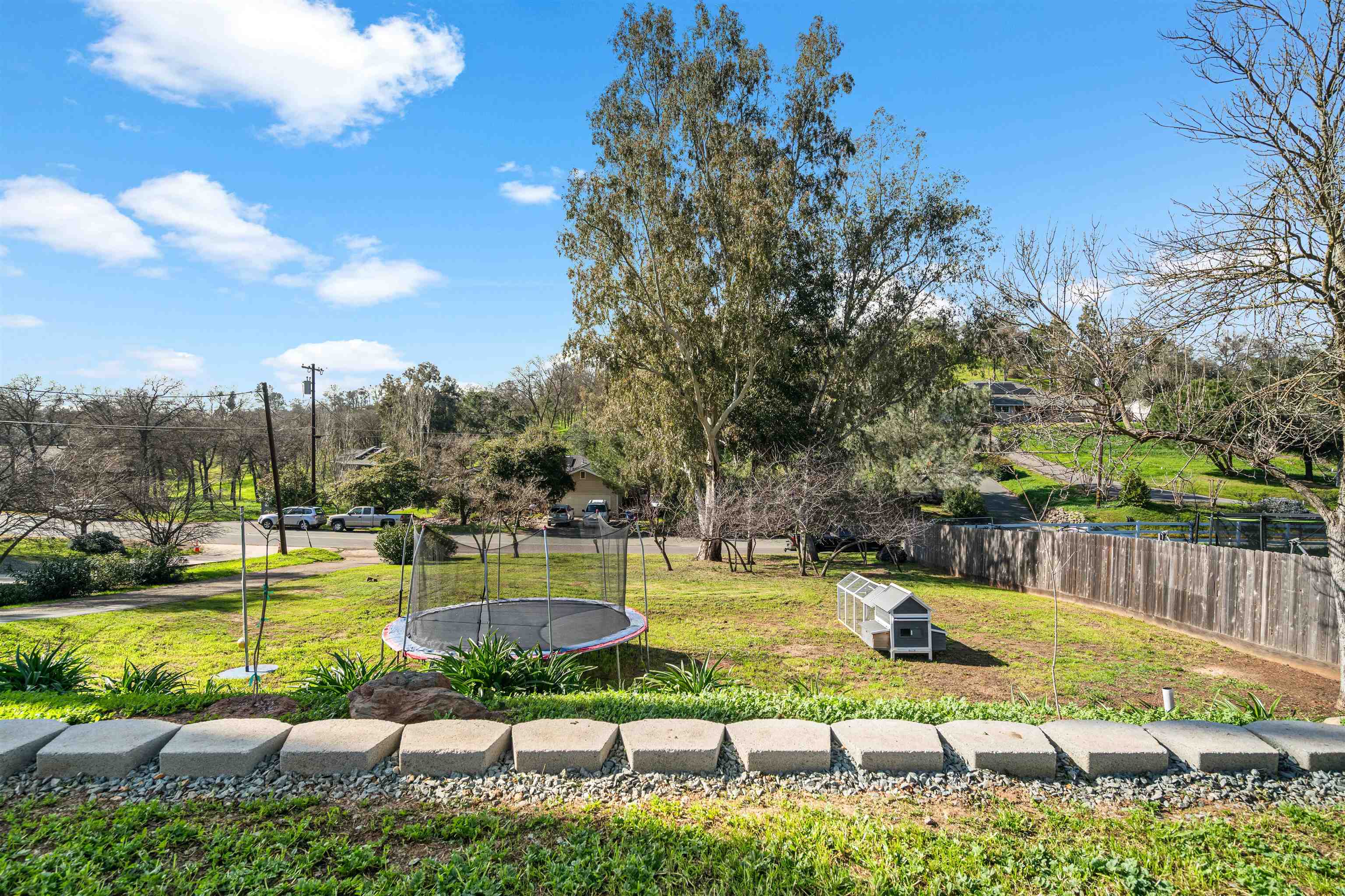 3281 Dunn Road Valley Springs, CA 95252 - Photo 57 of 59 Fenced yard with a trampoline