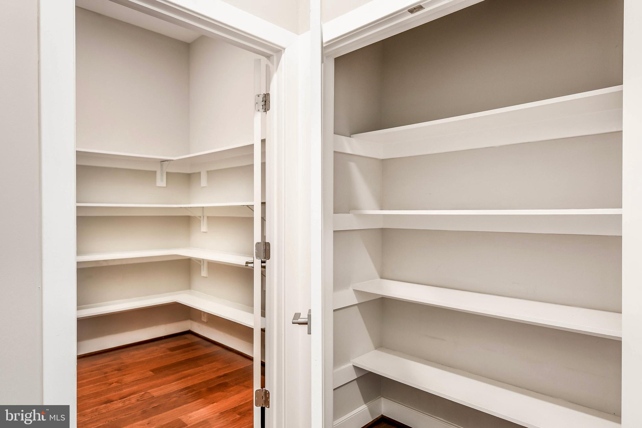 2 Stationmaster Street Southeast, Unit 302 Leesburg, VA 20175 - Photo 29 of 57 a view of walk in closet with empty racks