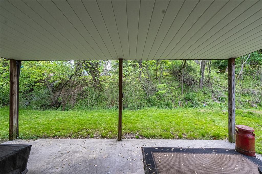 808 Jefferson Road Pittsburgh, PA 15235 - Photo 19 of 25 Covered porch in the rear of the home