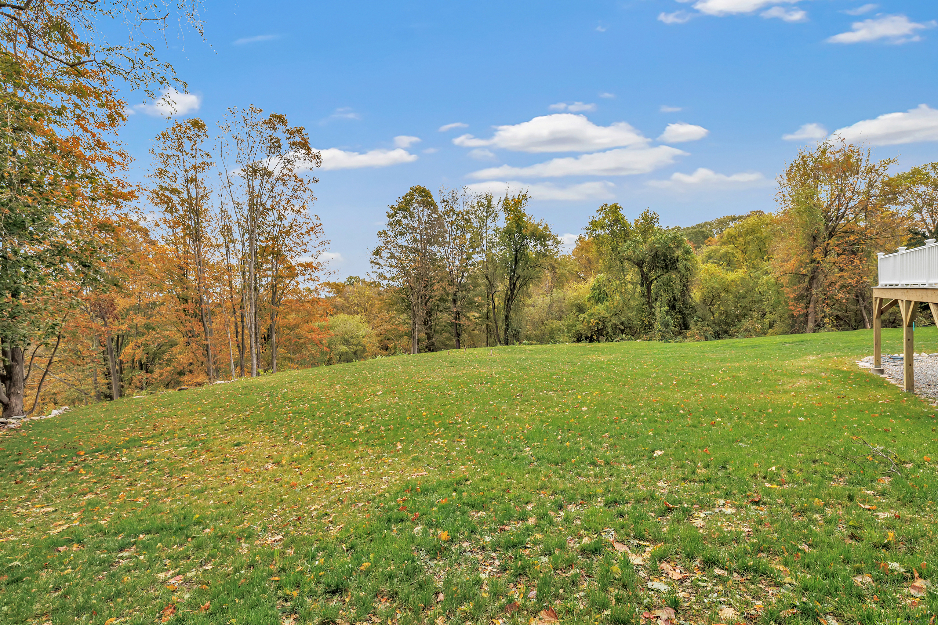 128 Barn Hill Road Monroe, CT 06468 - Photo 36 of 40 a view of a field with trees in the background