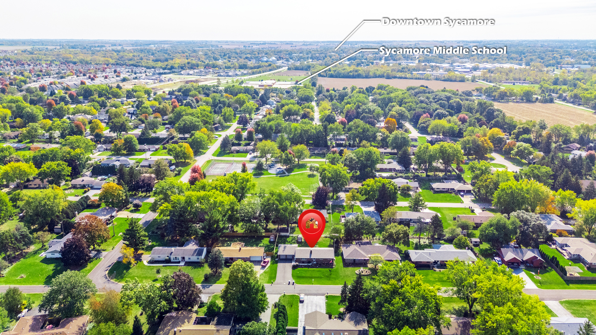 224 Dunkery Drive Sycamore, IL 60178 - Photo 8 of 39 a view of a city