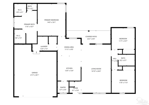 $2,200 | 1671 Eagle Terrace, Cantonment, FL 32533