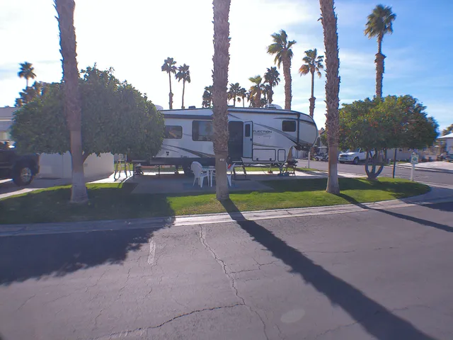 a view of a building with a swimming pool