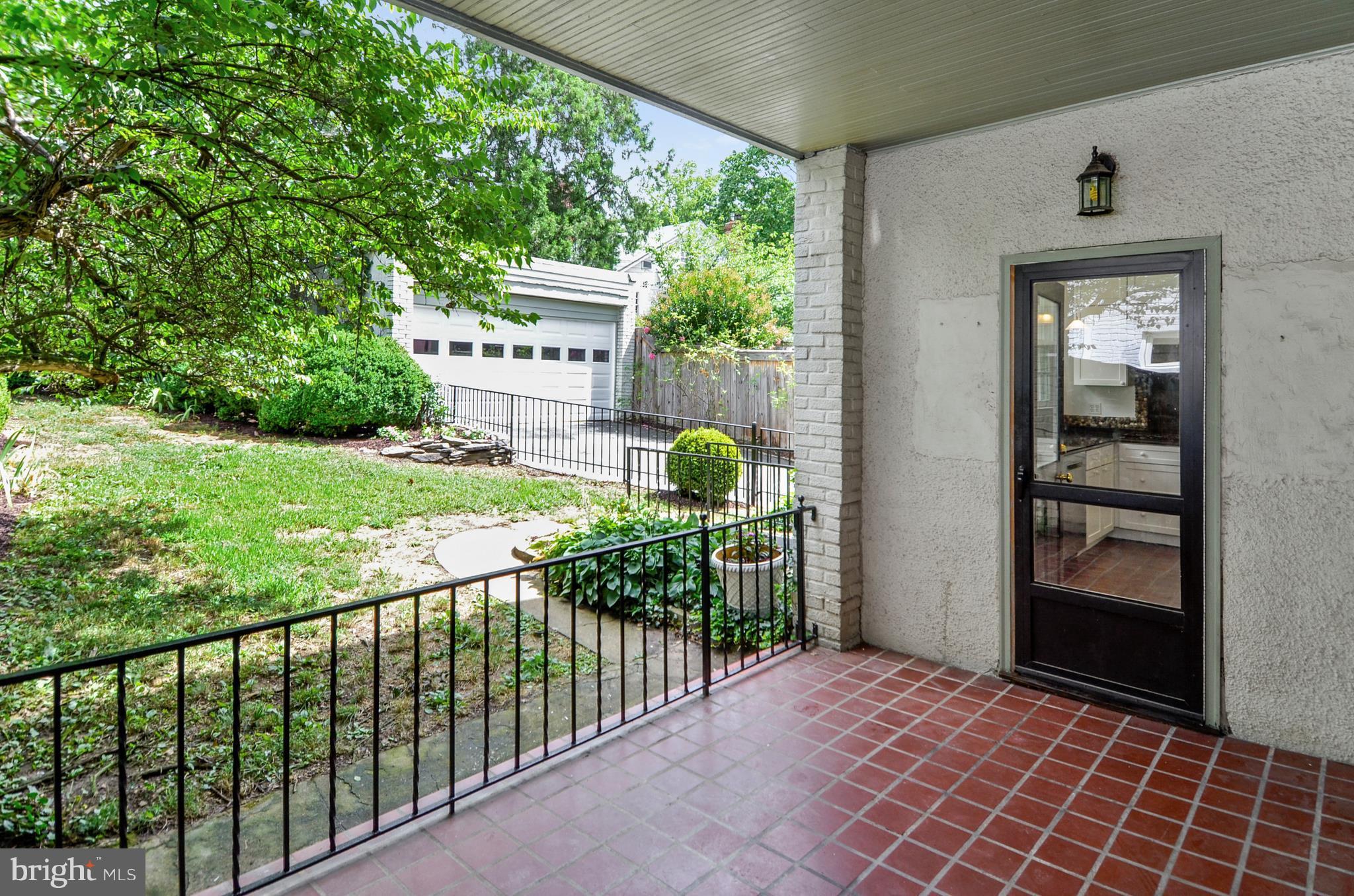 3305 Woodley Road Northwest Washington, DC 20008 - Photo 12 of 30 Covered rear porch
