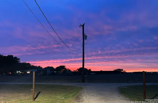 a view of a lake in middle of the town