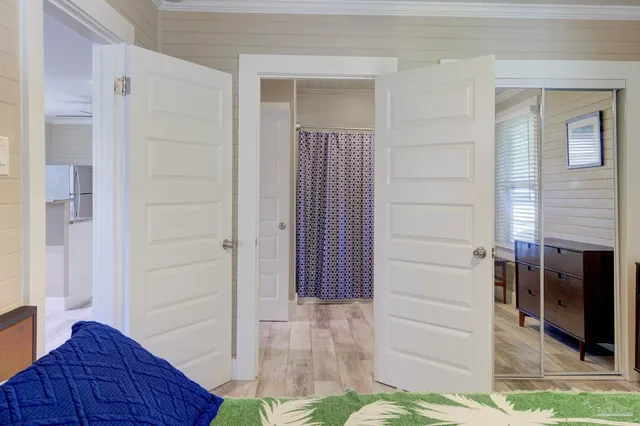 a view of front door of house