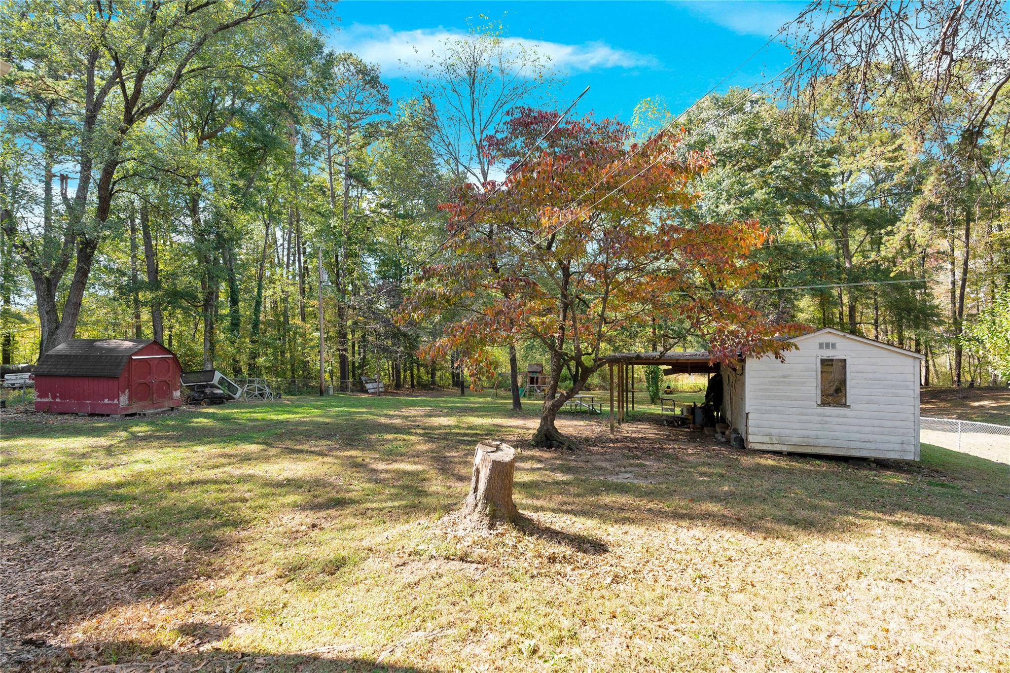 841 Knowles Drive Dallas, NC 28034 - Photo 15 of 46 a view of a backyard with swimming pool