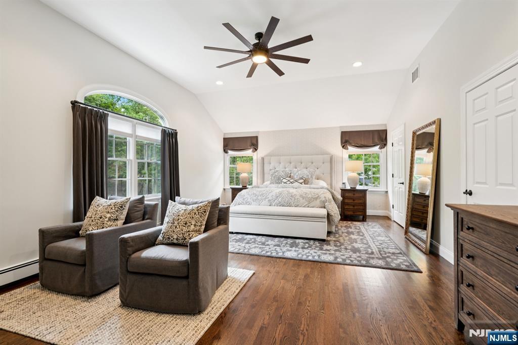 1015 High Mountain Road Franklin Lakes, NJ 07417 - Photo 30 of 48 a living room with furniture and a large window with wooden floor