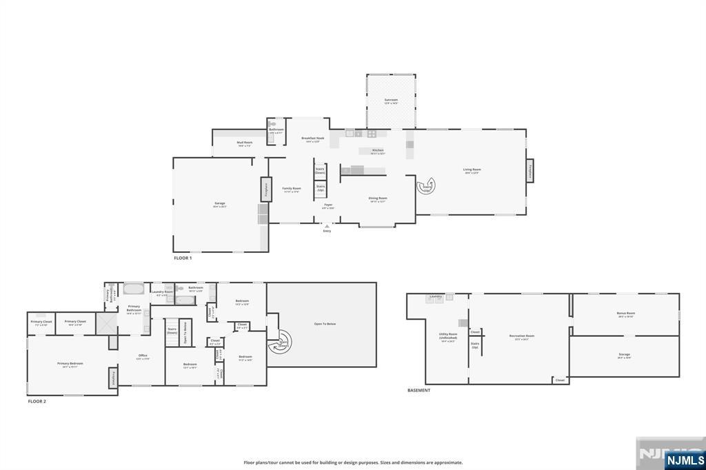 1015 High Mountain Road Franklin Lakes, NJ 07417 - Photo 48 of 48 a picture of floor plan