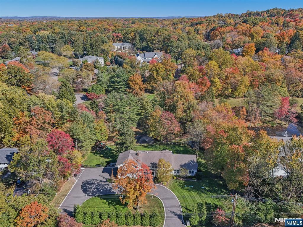 1015 High Mountain Road Franklin Lakes, NJ 07417 - Photo 5 of 48 an aerial view of a house with a yard