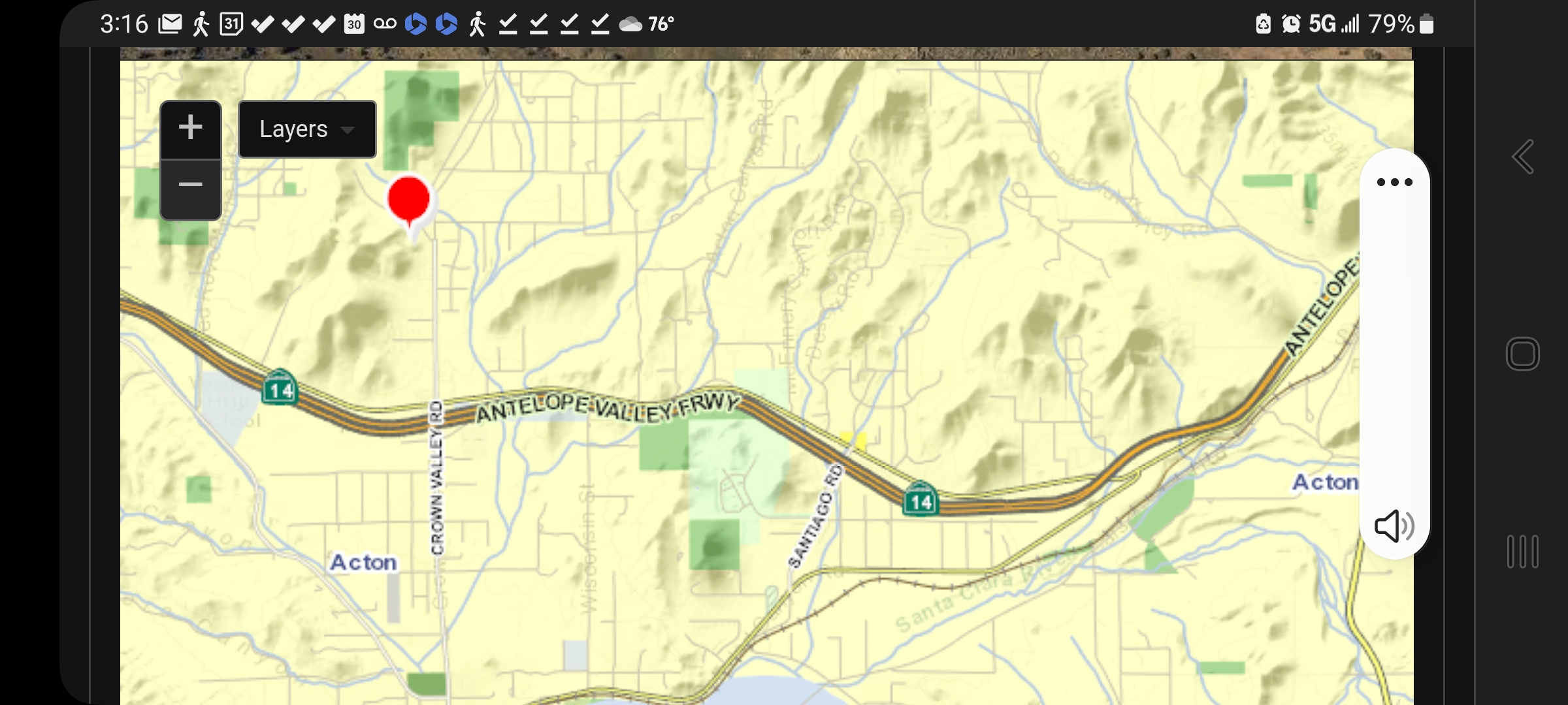 34401 Governor Mine Road Acton, CA 93510 - Photo 12 of 12 a bed room with a bed and a window