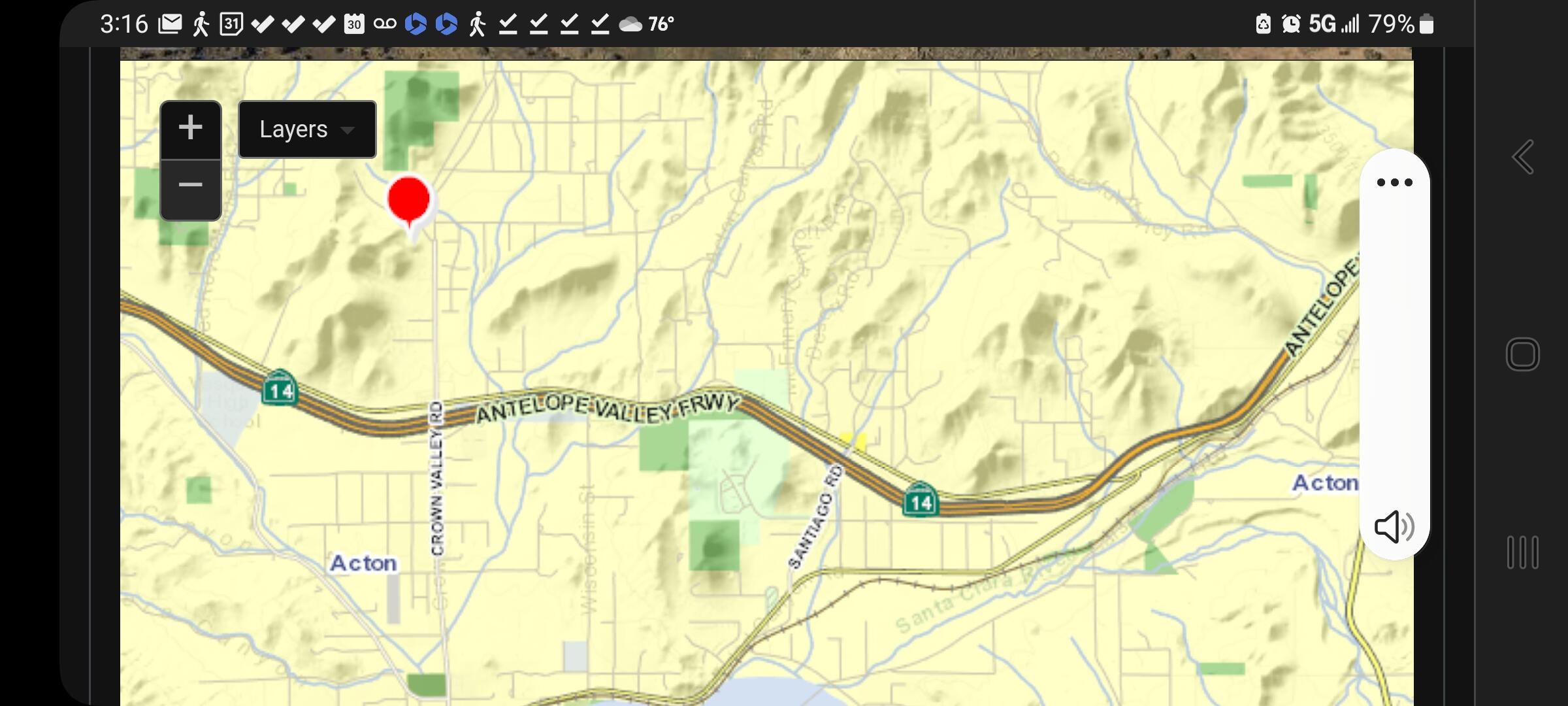 34401 Governor Mine Road Acton, CA 93510 - Photo 7 of 12 a bed room with a bed and a window