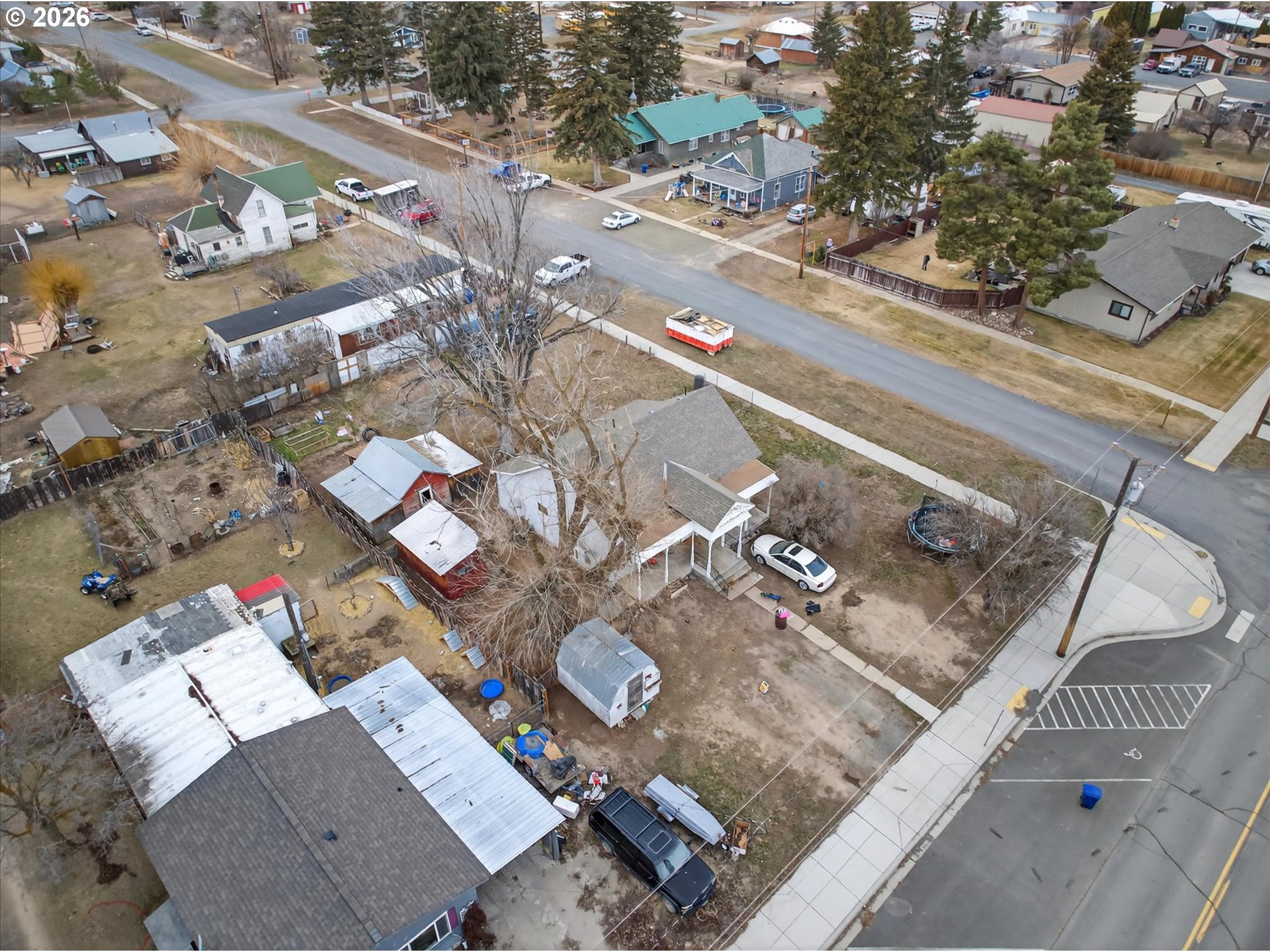 295 E Street North Powder, OR 97867 - Photo 9 of 12 an aerial view of a house with outdoor space