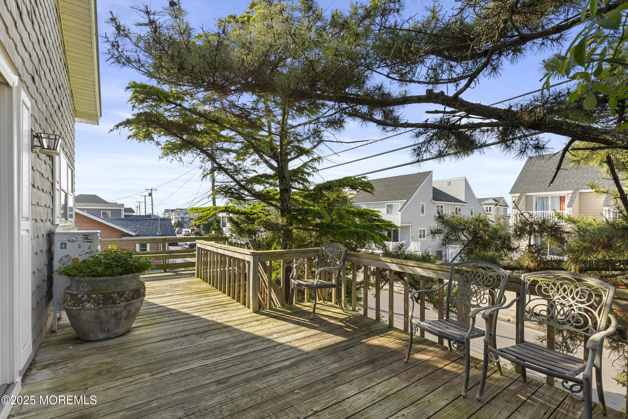 416 Dock Road Beach Haven, NJ 08008 - Photo 17 of 25 a view of balcony with wooden floor