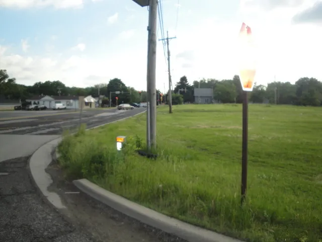 a view of a green filed