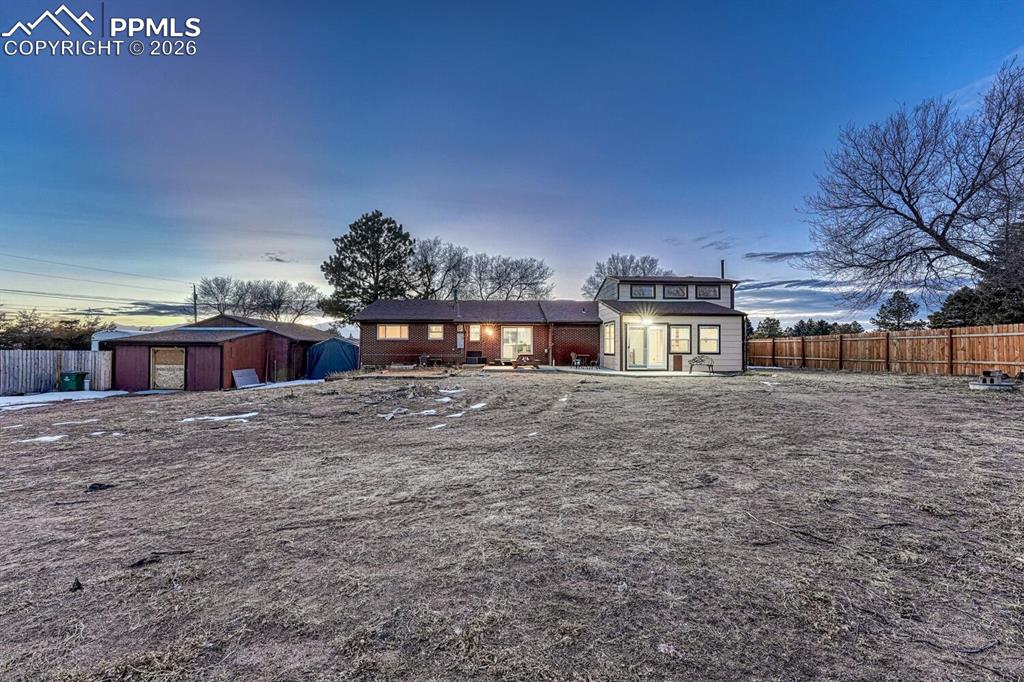 7815 Maverick Road Colorado Springs, CO 80908 - Photo 31 of 41 From the backyard, looking West toward the home.
