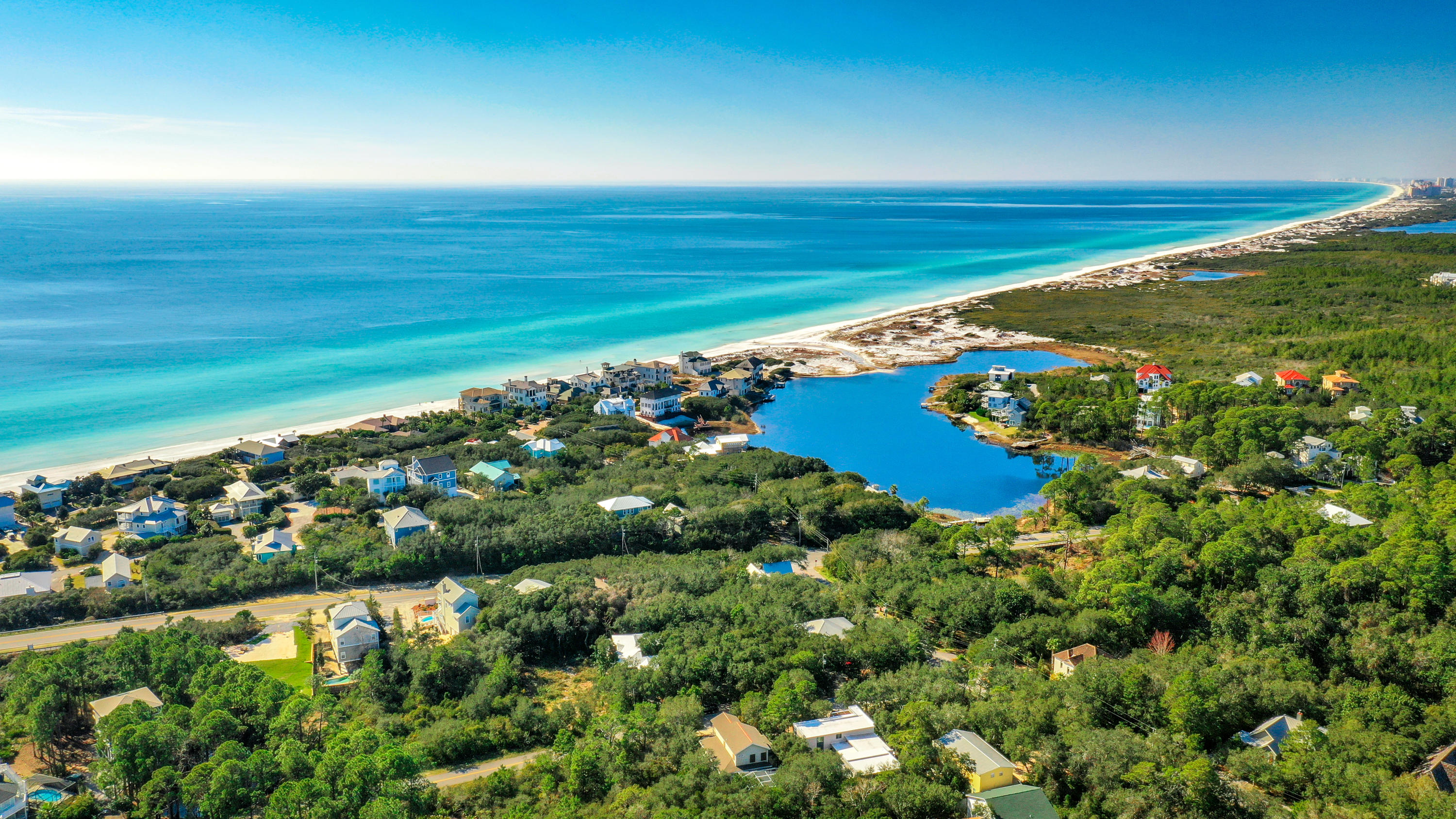 Xx Baird Road Santa Rosa Beach, FL 32459 - Photo 5 of 8 a view of a garden with an ocean