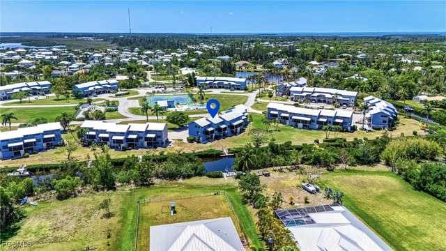a view of a swimming pool with a outdoor space
