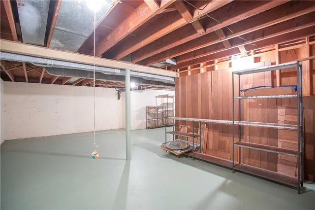 a room with gym equipment