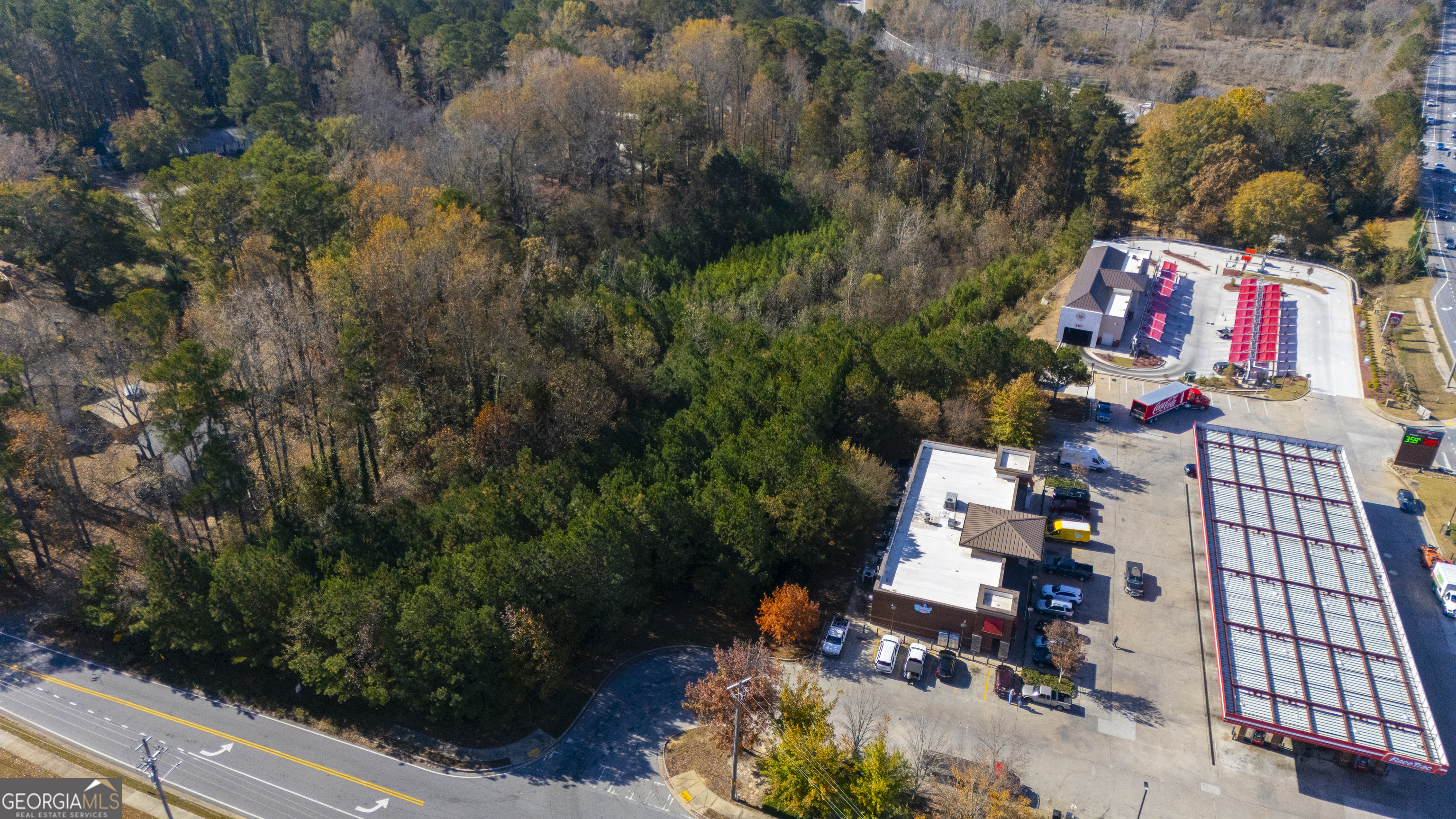 0 Macland Road Marietta, GA 30064 - Photo 6 of 8 an aerial view of a house outdoor space and street view