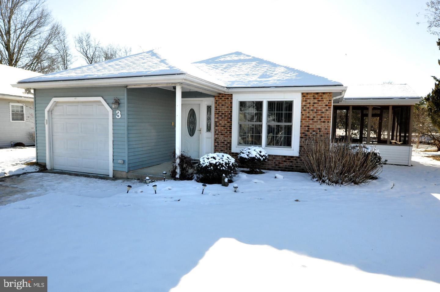 3 Avandale Court Mount Laurel, NJ 08054 - Photo 2 of 4 Front Porch & Side Enclosed Screen Porch