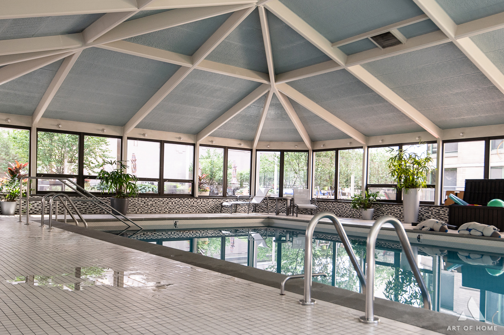 400 East Ohio Street, Unit 2902 Chicago, IL 60611 - Photo 22 of 34 a view of swimming pool with outdoor seating