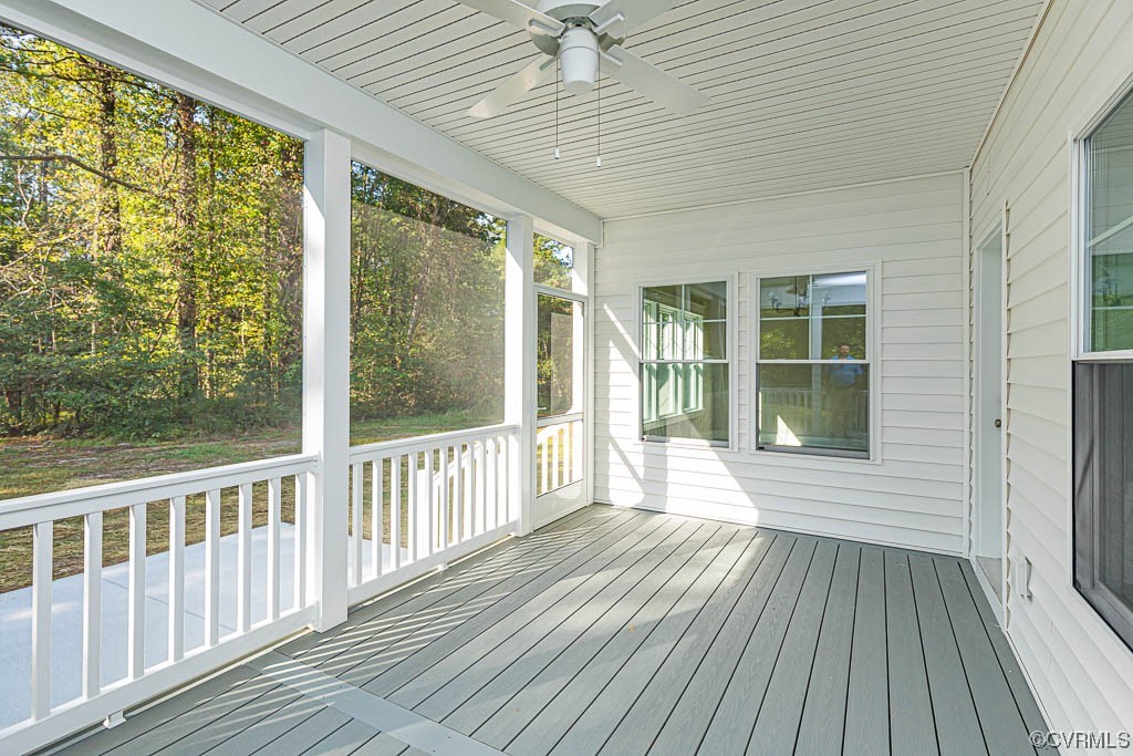 8473 Lincoln Road Mechanicsville, VA 23116 - Photo 39 of 46 a view of a wooden deck