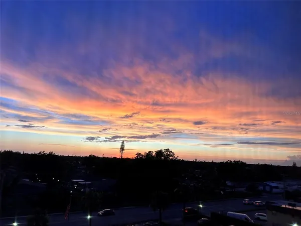 a view of sunset