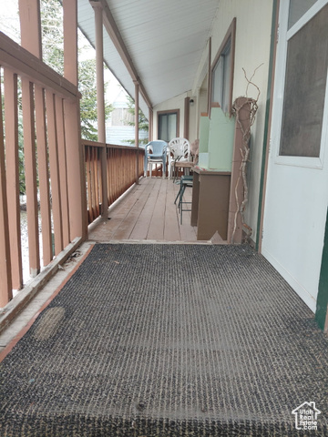 913 East 5300 North Helper, UT 84526 - Photo 7 of 29 Wooden deck featuring a porch