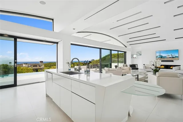 a view of a city from a balcony