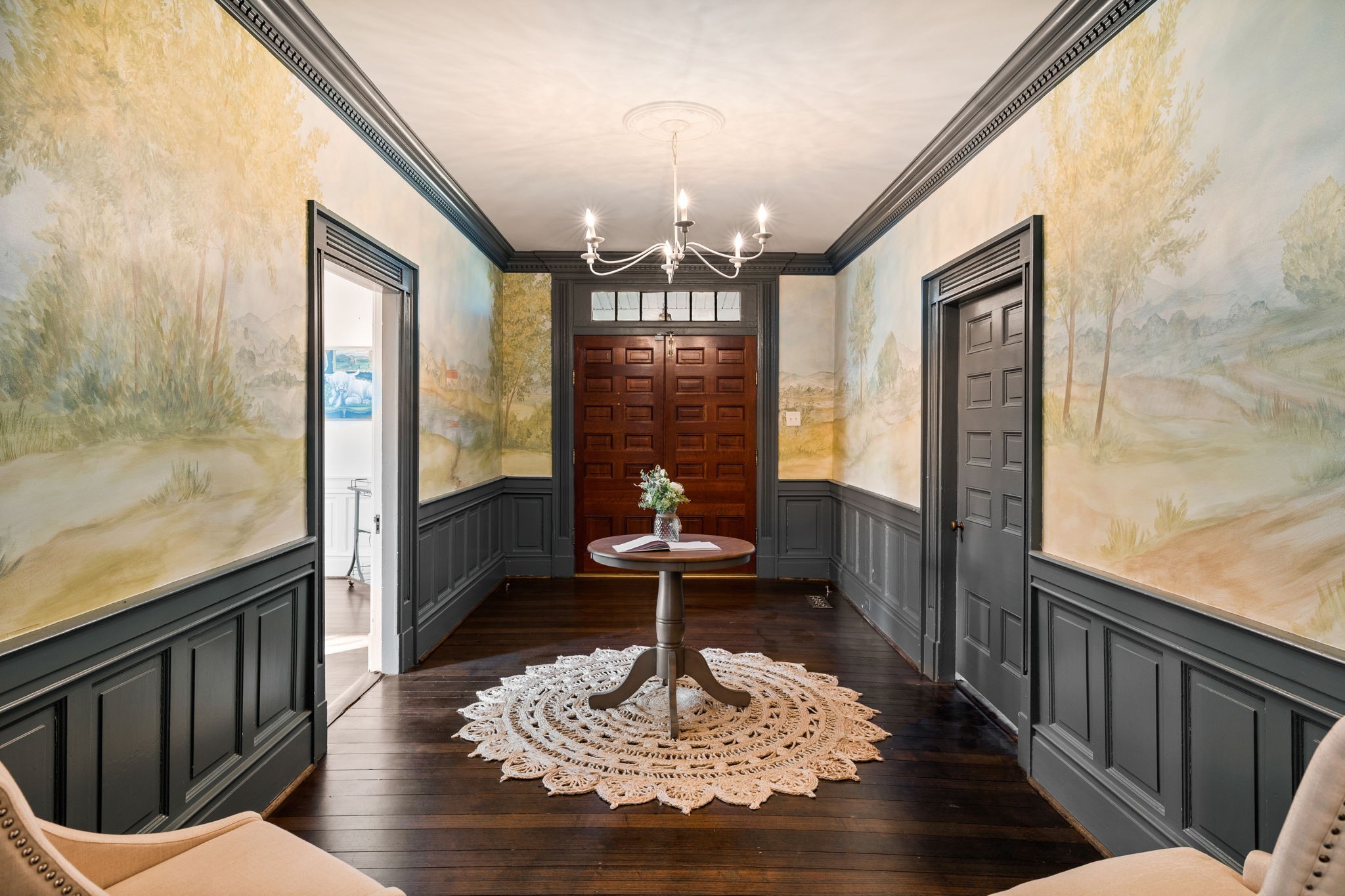 2133 Allisona Road Eagleville, TN 37060 - Photo 23 of 100 a living room with furniture chandelier and a fireplace