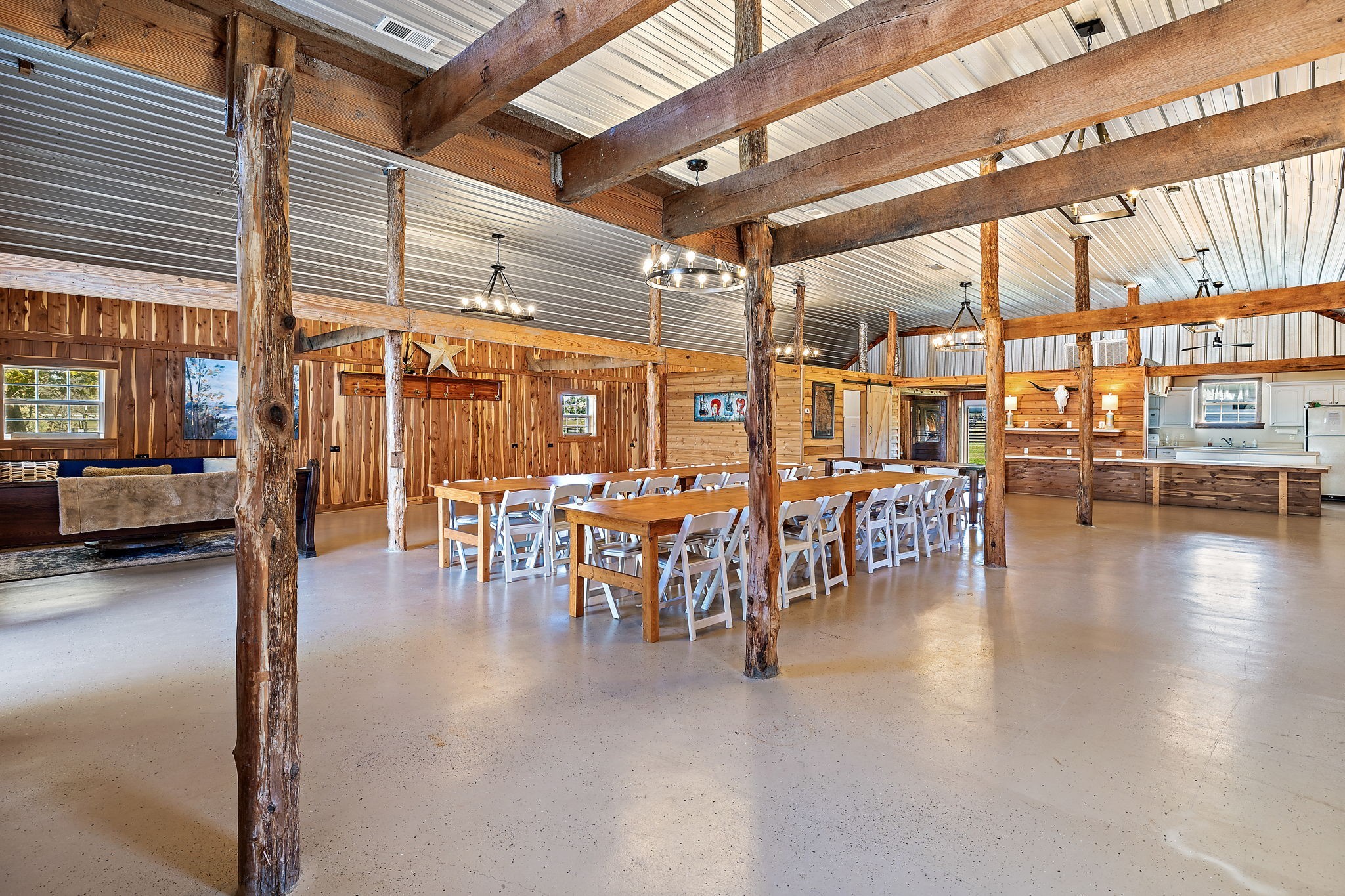 2133 Allisona Road Eagleville, TN 37060 - Photo 81 of 100 a dining hall with lots of furniture and a large window