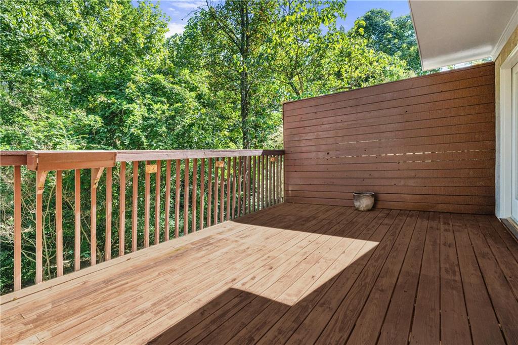 661 North Parkwood Road, Unit C Decatur, GA 30030 - Photo 14 of 14 a view of a wooden deck