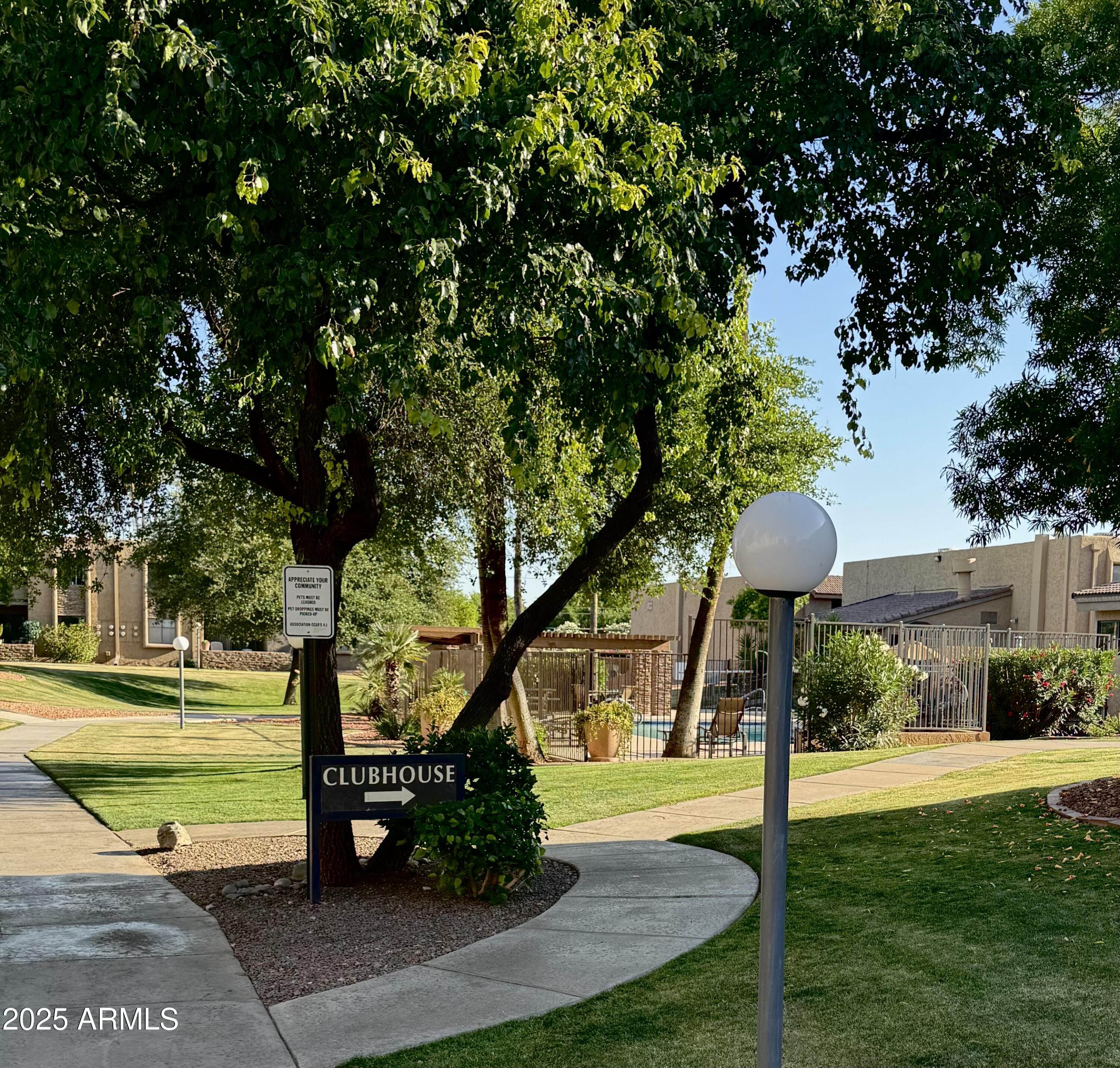 3825 East Camelback Road, Unit 152 Phoenix, AZ 85018 - Photo 16 of 28 a view of a house with a yard