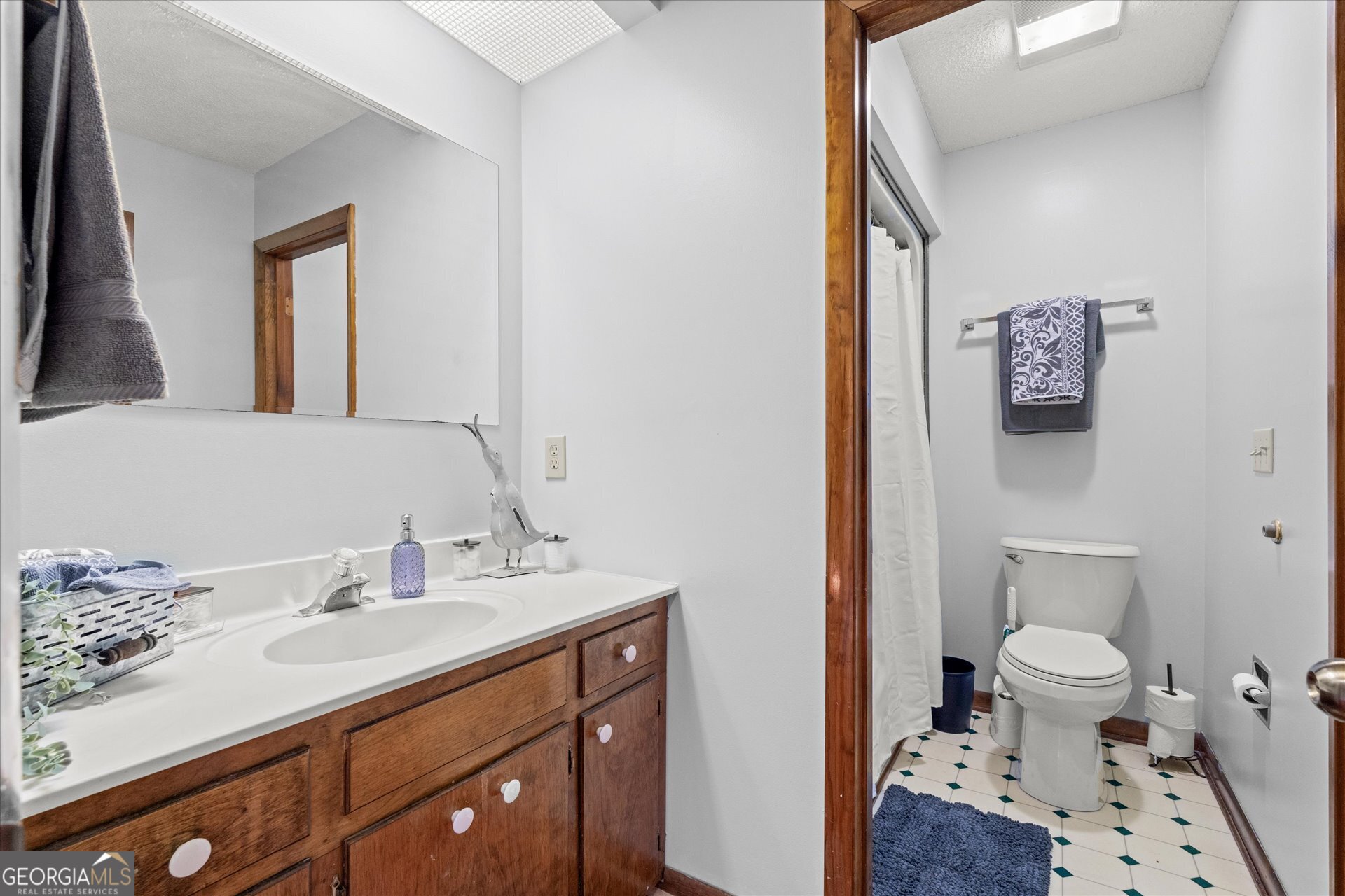 620 Smyrna Church Road Carrollton, GA 30117 - Photo 36 of 68 a bathroom with a sink a toilet and mirror