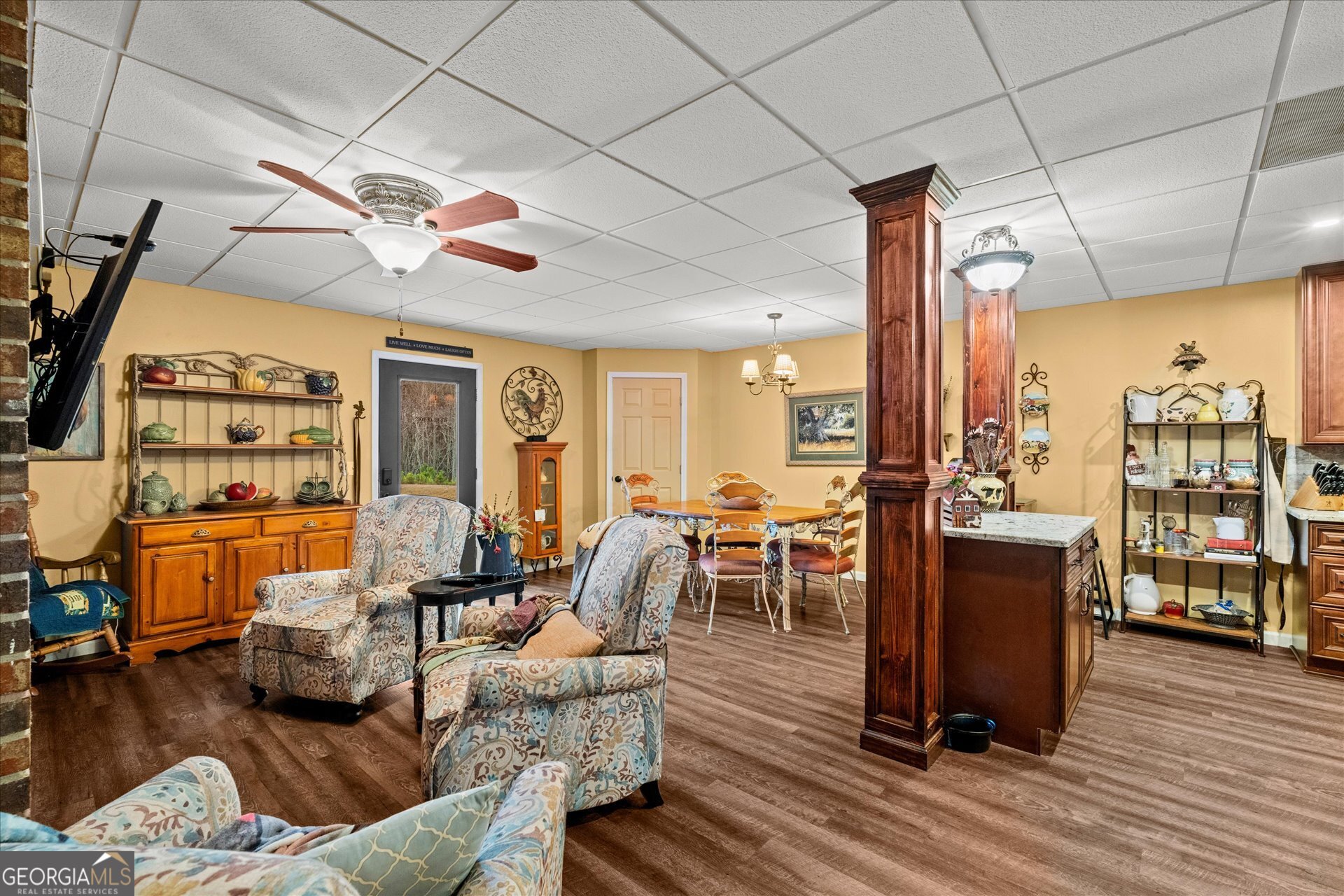 620 Smyrna Church Road Carrollton, GA 30117 - Photo 49 of 68 a living room with furniture and wooden floor