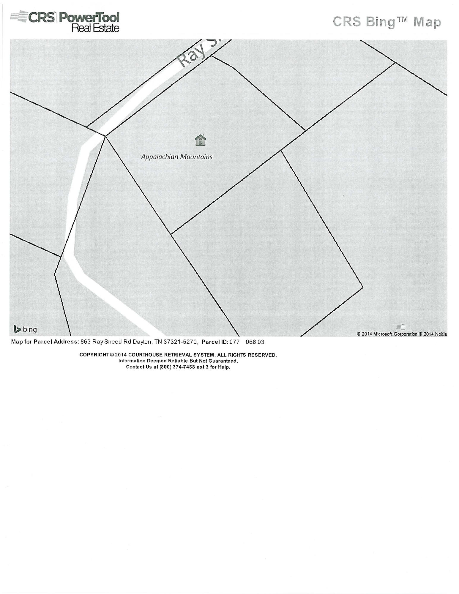863 Ray Sneed Road Dayton, TN 37321 - Photo 11 of 11 Plat Map