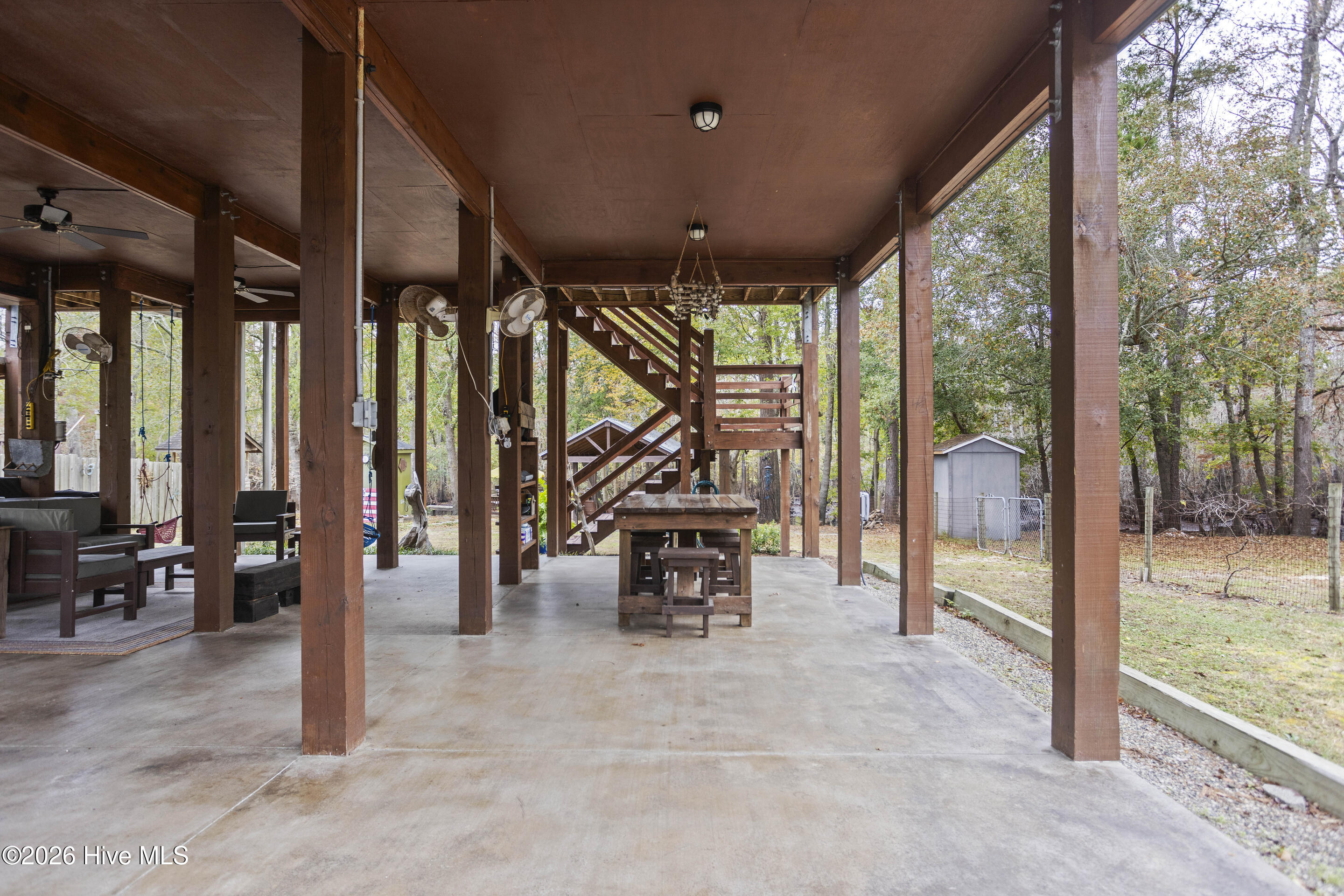229 Estate Road Atkinson, NC 28421 - Photo 24 of 79 area under home for parking or play