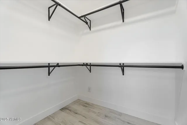 a view of a rack on the wall