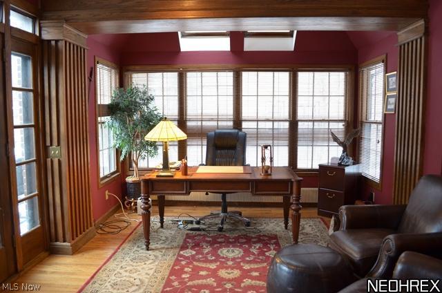 3003 Eaton Road Shaker Heights, OH 44122 - Photo 6 of 25 Fantastic 1st floor library with wood floors, skylights and french doors to rear yard.